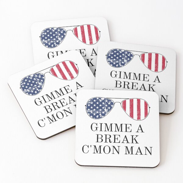 Item preview, Joe Biden "Gimme a Break C'mon Man" Aviator Sunglasses Inauguration Political Quote Humor designed and sold by ZEROXCOOL.