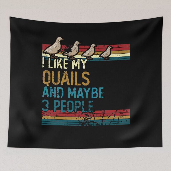 Item preview, I like my quails and maybe 3 people designed and sold by noahs-shop.