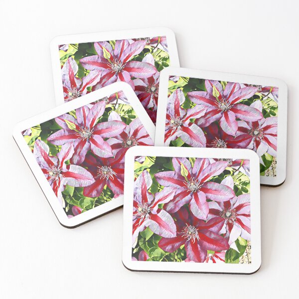 Item preview, Pink Clematis designed and sold by Evelyn Heitman.
