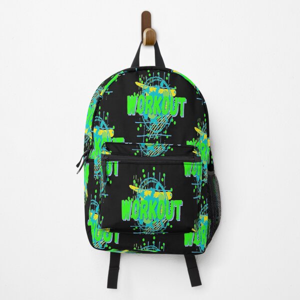 Item preview,  Arte Abstracto, Workout, Word on a psychedelic,abstract background pattern. designed and sold by Adri Barnard.
