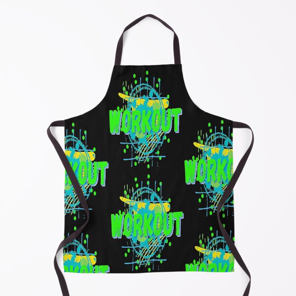 Item preview, Arte Abstracto, Workout, Word on a psychedelic,abstract background pattern. designed and sold by Adri Barnard.