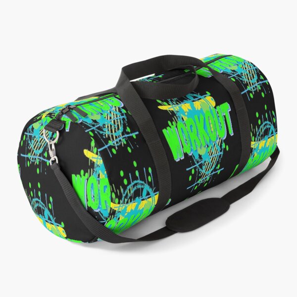 Item preview,  Arte Abstracto, Workout, Word on a psychedelic,abstract background pattern. designed and sold by Adri Barnard.