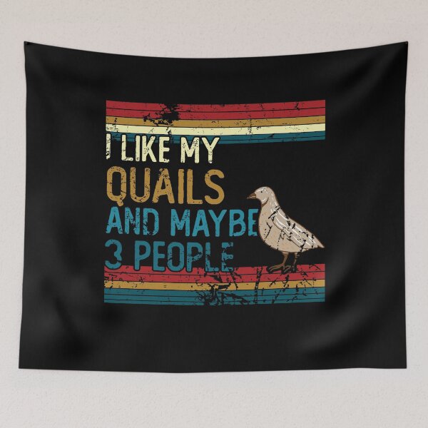 Item preview, I like my quails and maybe 3 people designed and sold by noahs-shop.