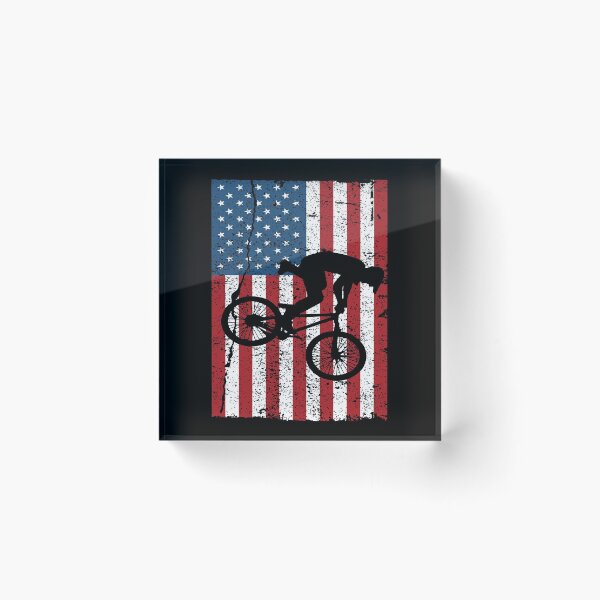 Item preview, Vintage American Flag USA BMX Biker Gifts designed and sold by rifatart.