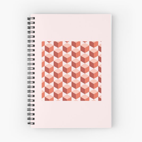 Item preview, Tones of Pink Cubes Pattern designed and sold by bubblyshades.