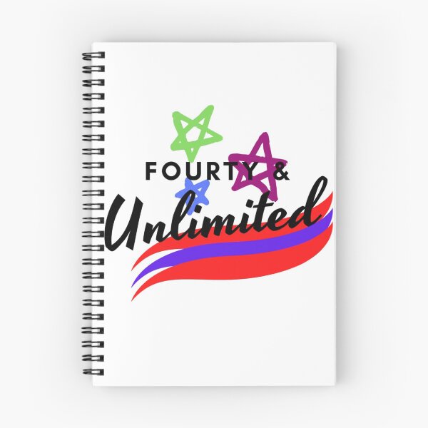 Item preview, Fourty and Unlimited,status update,Birthday,T-Shirt design designed and sold by Sensihoriverse.