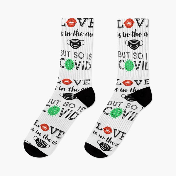 Item preview, Love is in the air but so is covid designed and sold by Gingatoo.