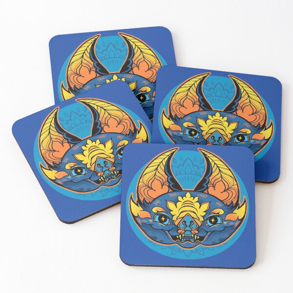 Item preview, Bat Trio - Blue Orange  designed and sold by Peregrine  Jazmin.