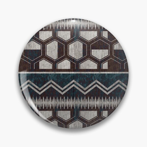 Item preview, Hexagon seamless pattern. Aged picture. Brown beige toned vector illustration for textile, cloth, wrapping paper designed and sold by Olgus.