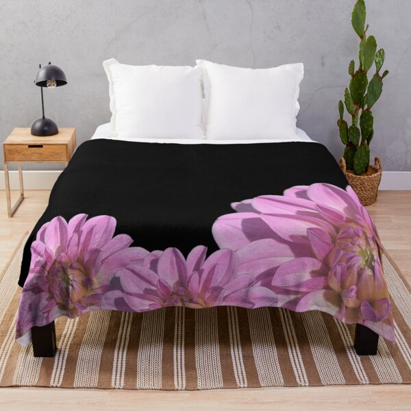 Item preview, Dramatic Dahlias on Black Background designed and sold by OByD.