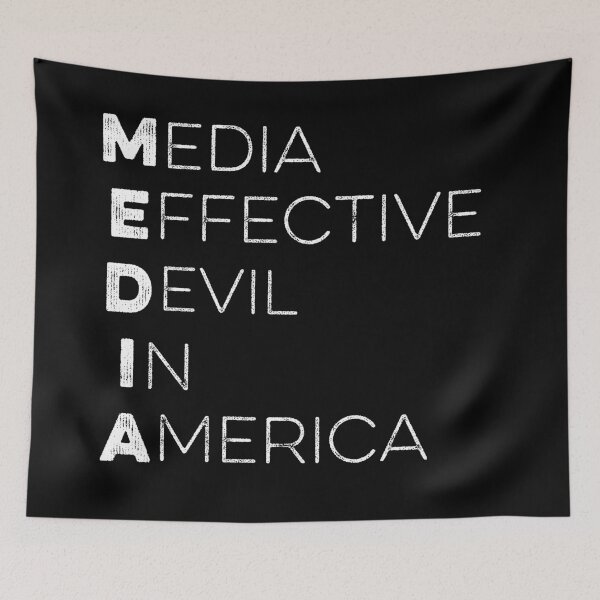 Item preview, Media- Most effective devil in america (white) designed and sold by Vaishnavi Deo.