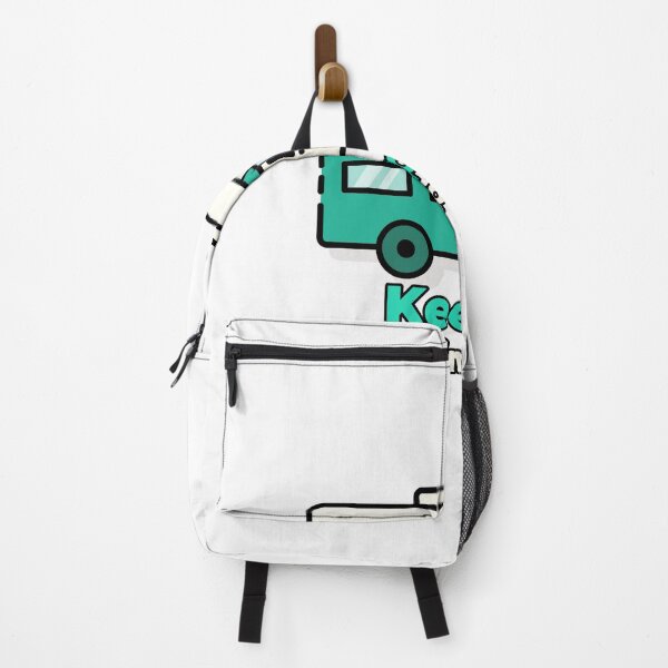 Vanlife man woman on the move unisex T-shirt Backpack