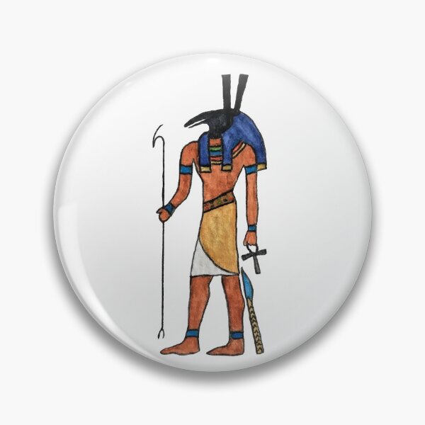 Item preview, Ancient Egyptian God Set Watercolor Painting designed and sold by WatercolorStore.