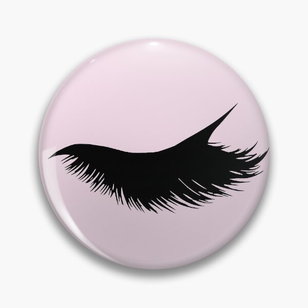 Item preview, Pale Pink Eyelash Icon  designed and sold by Labradoodlesetc.