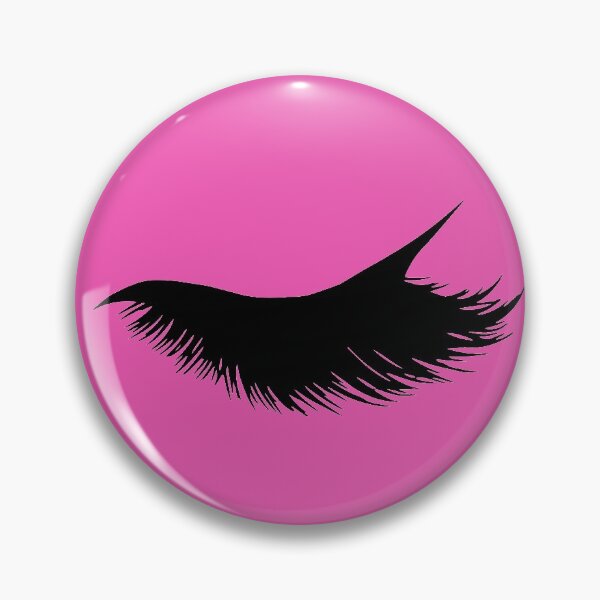 Item preview, Bright Pink Eyelash Icon  designed and sold by Labradoodlesetc.