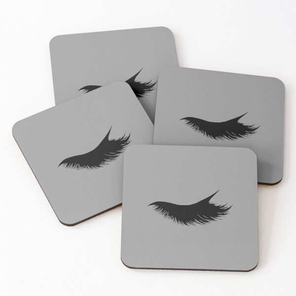 Item preview, Gray Eyelash Icon  designed and sold by Labradoodlesetc.