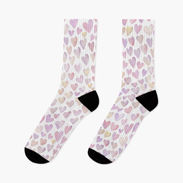 Item preview, Watercolor Hearts Pattern designed and sold by CoconatStudio.