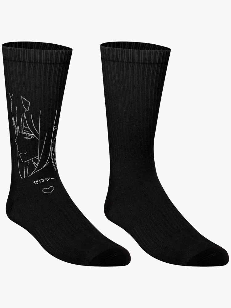 Thumbnail 3 of 5, Socks, Zero Two designed and sold by CRYSTAL ♡ Store.