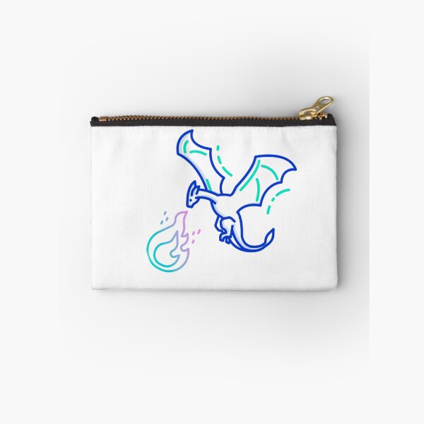 Item preview, A dragon spewing winter blue fire designed and sold by Custom Shop.