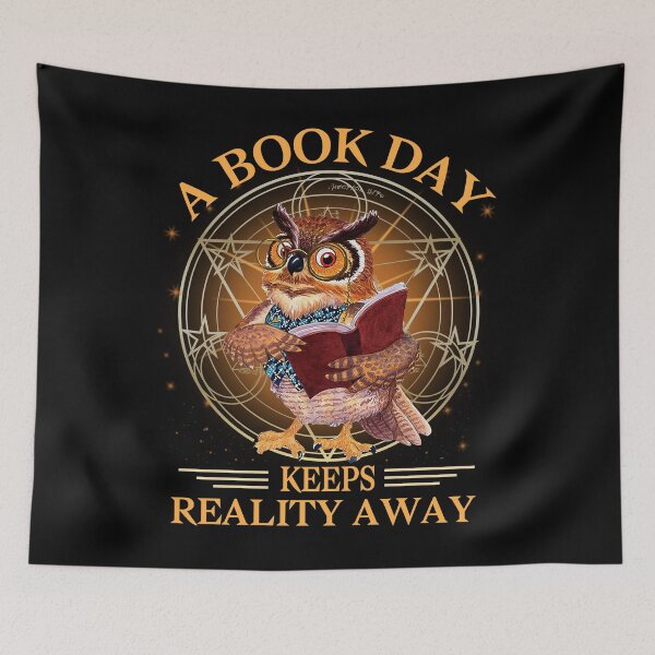 Item preview, A Book A Day Keeps The Reality Away designed and sold by Maxartdesigns.
