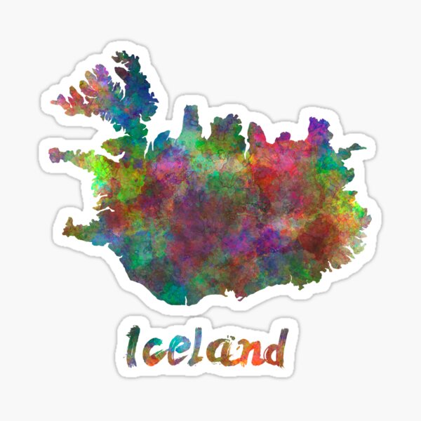 Item preview, Iceland in watercolor designed and sold by paulrommer.