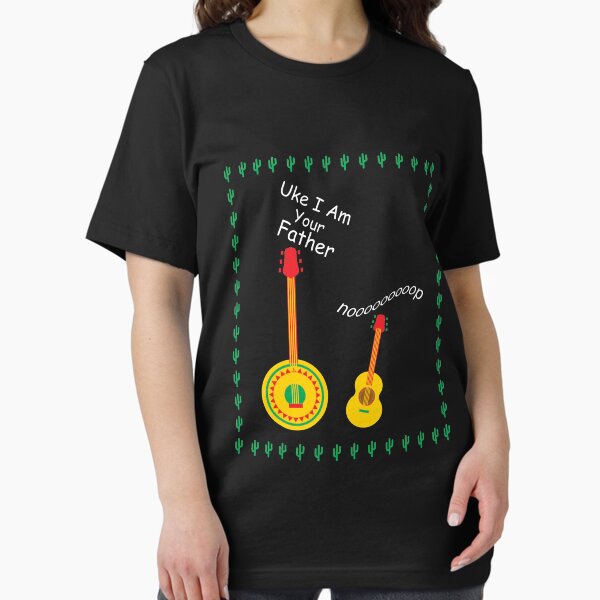 Vista previa del artículo con la obra «Uke I Am Your Father Camiseta clásica Camisetas para amantes de la guitarra Regalo divertido para músicos», diseñado y vendido por Achrafilla1.