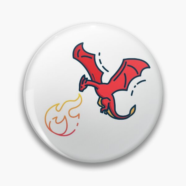Item preview, Dragon spitting red fire designed and sold by Custom Shop.