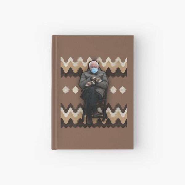 Cuaderno for Sale con la obra «Mitones Bernie Sanders Sentado