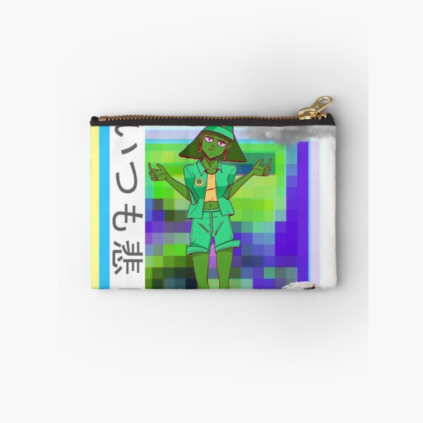 Item preview, aesthetic vaporware green cannabis girl designed and sold by mrgrinner101.
