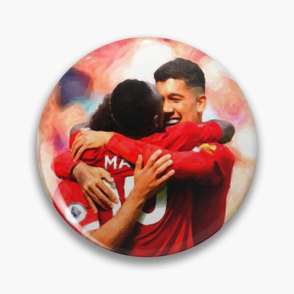 Artikelvorschau, Sadio Mané, Roberto Firmino und Mohamed Salah - Celebration Oil Paint entworfen und verkauft von Nolopola.