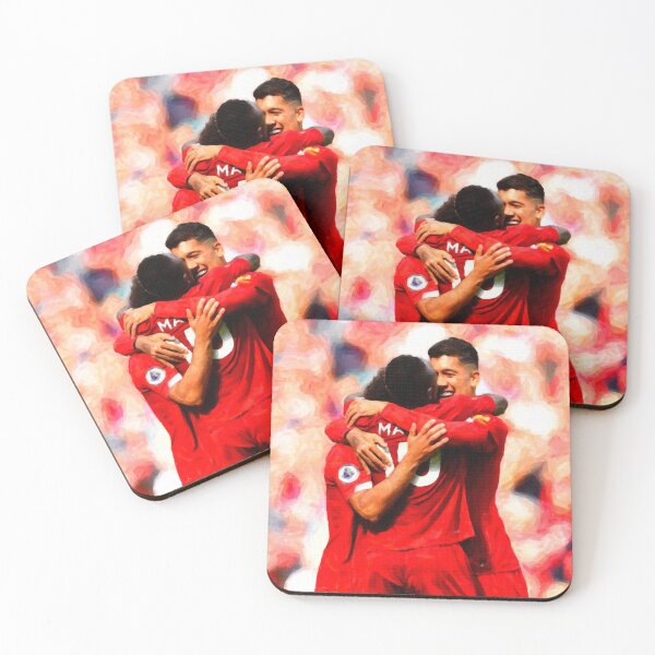 Item preview, Sadio Mané, Roberto Firmino &  Mohamed Salah - Celebration Oil Paint designed and sold by Nolopola.