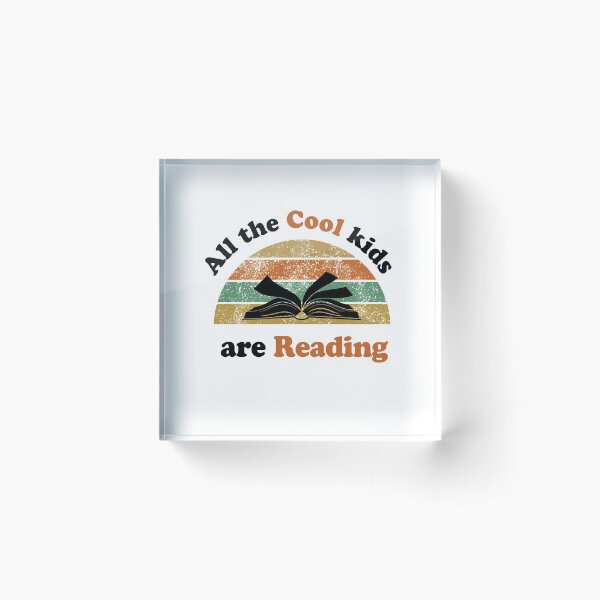 Item preview, All The Cool Kids Are Reading designed and sold by Maxartdesigns.
