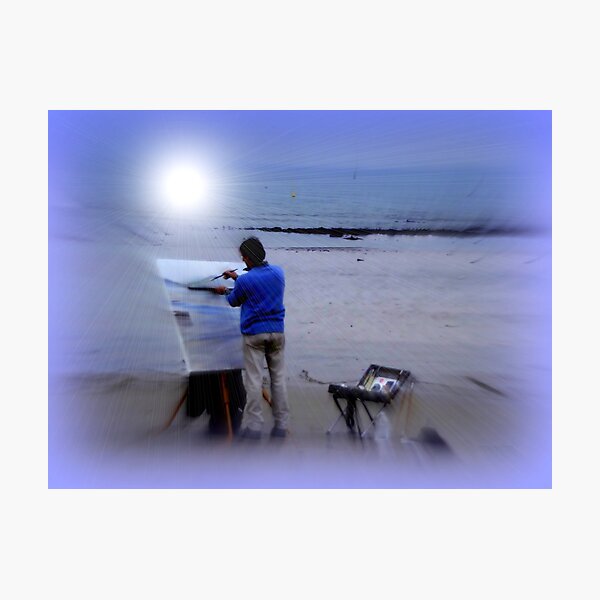 An Artist at Work Photographic Print