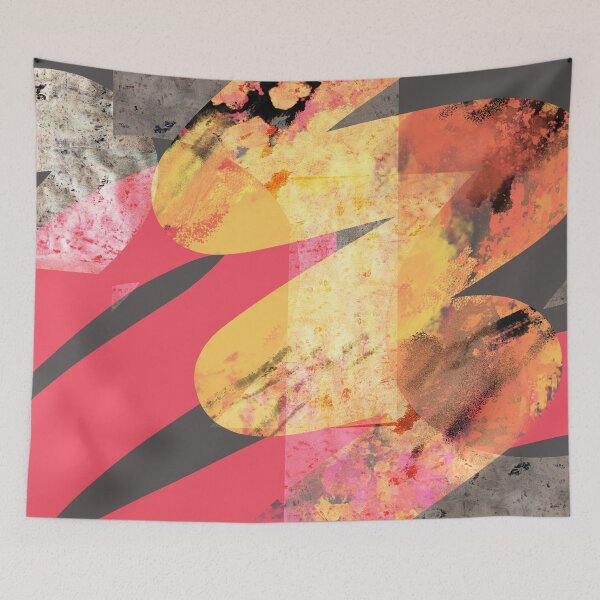 Item preview, Color Ribbon Abstract Painting designed and sold by NancyMerkle.