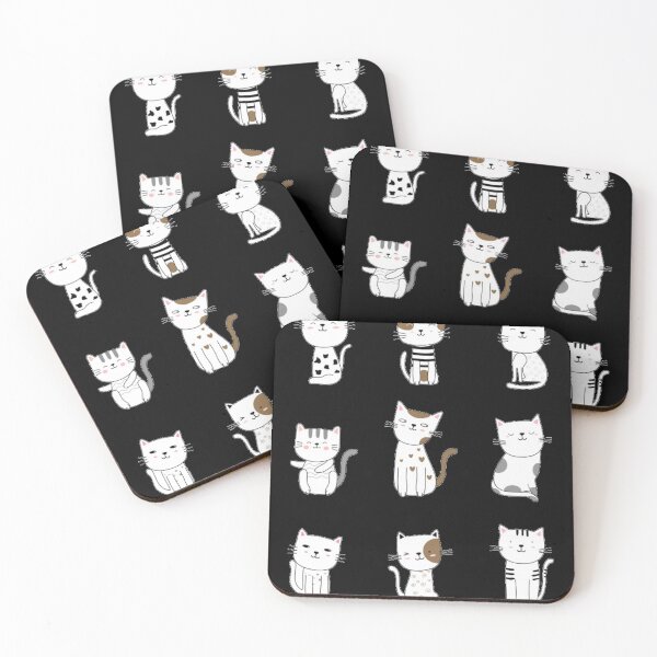 Item preview, cute cat sticker packs designed and sold by Jesar.