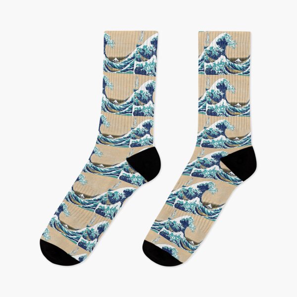 Item preview, The Great Wave Off Kanigawa, Katsushika Hokusai, Traditional Japanese Woodcut. designed and sold by UnleyDesign.