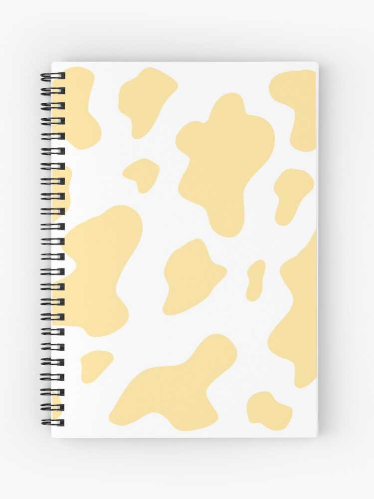 Cute brown cow print Spiral Notebook for Sale by viripasta