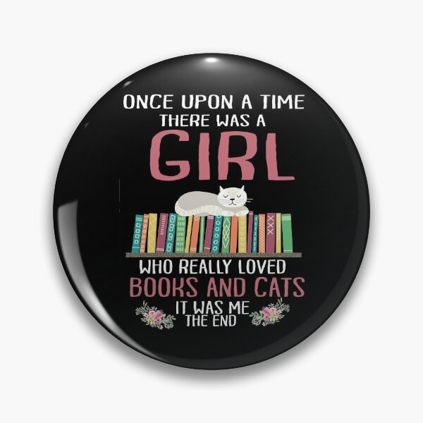 Item preview, Girl Loves Books And Cats designed and sold by Maxartdesigns.