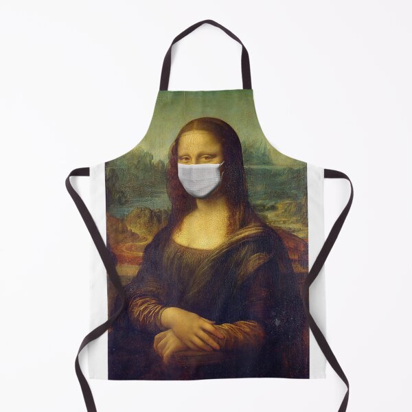 Item preview, Mona Lisa Famous Painting with mask  designed and sold by PanZhi.