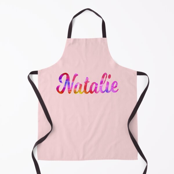 Item preview, Natalie girls name pretty multi-color design designed and sold by ComicKitsch.