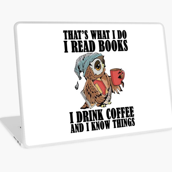 Item preview, Leo libros, bebo café y sé cosas designed and sold by Maxartdesigns.