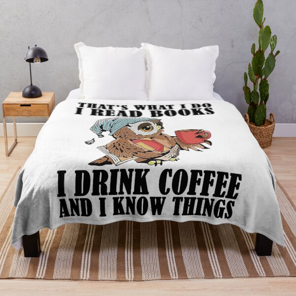 Item preview, I Read Books I Drink Coffee And I Know Things designed and sold by Maxartdesigns.