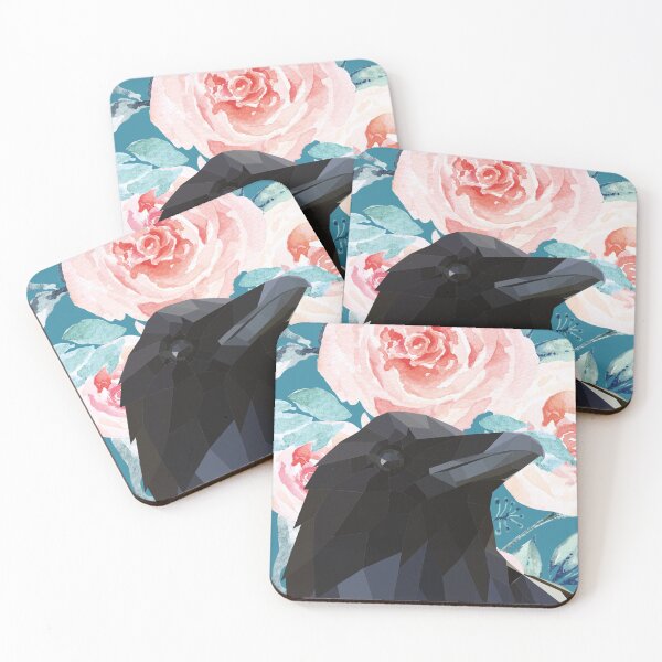 Item preview, Good Omens Black Crow And Rose  designed and sold by MoonAndHare.