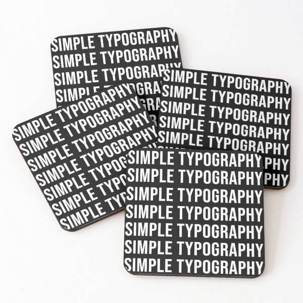Item preview, simple typography designed and sold by AsKartongs.