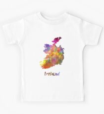 Ireland in watercolor Kids Tee