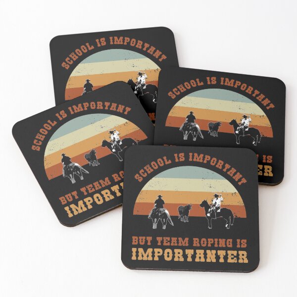 Item preview, Team Roping Cool Retro School Quote Cowboy Retro Vintage designed and sold by sillyquestions.