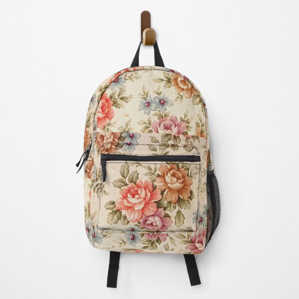 Roses on canvas Backpack
