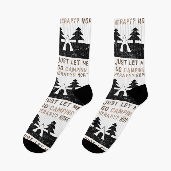 Item preview, Therapy? Nope. Just let me go camping. designed and sold by TKsTees.