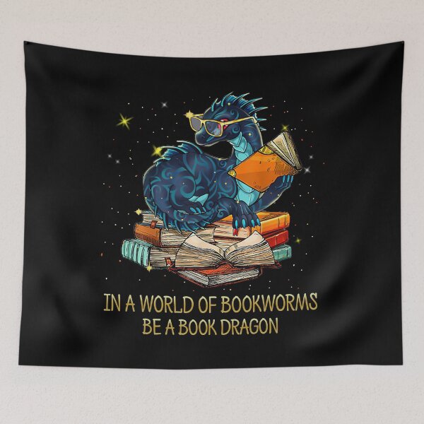 Item preview, Be A Book Dragon designed and sold by Maxartdesigns.