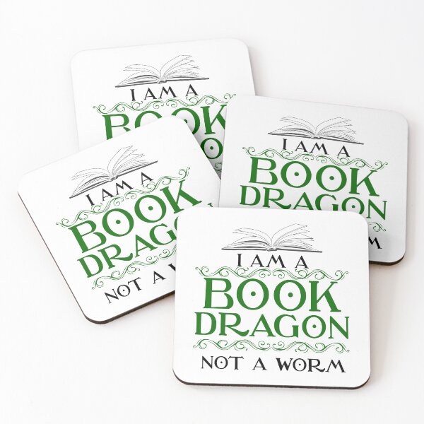 Item preview, I'm A Book Dragon Not A Worm designed and sold by Maxartdesigns.
